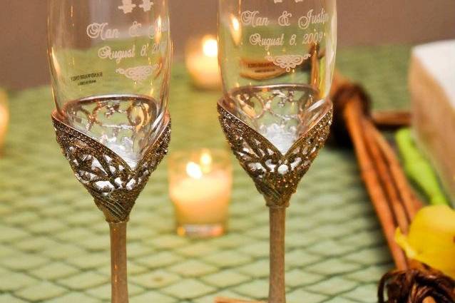 Wedding flutes