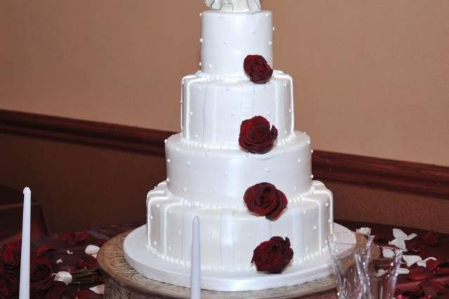 Formal wedding cake