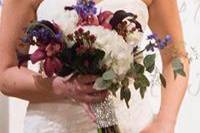 Purple and red bouquet