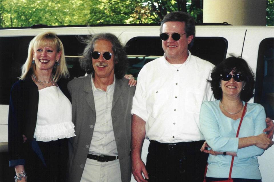 before a James Taylor concert in Nashville - Left to Right: Claudia Reach, Lou Marini, Ray Reach and Carmen Marini.