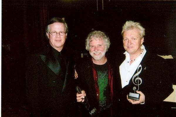 At the 2008 BAMA Awards (Birmingham Area Music Awards) - Left to Right:  Ray Reach, Chuck Leavell (Allman Brothers, Eric Clapton, The Rolling Stones) and Peter Wolf (Frank Zappa, The Pointer Sisters and others).
