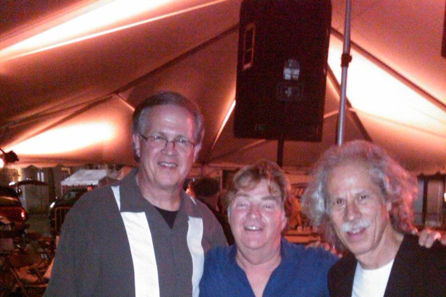 At the Franklin Jazz Festival - Left to Right:  Ray Reach, Paul Leim and Lou Marini.
