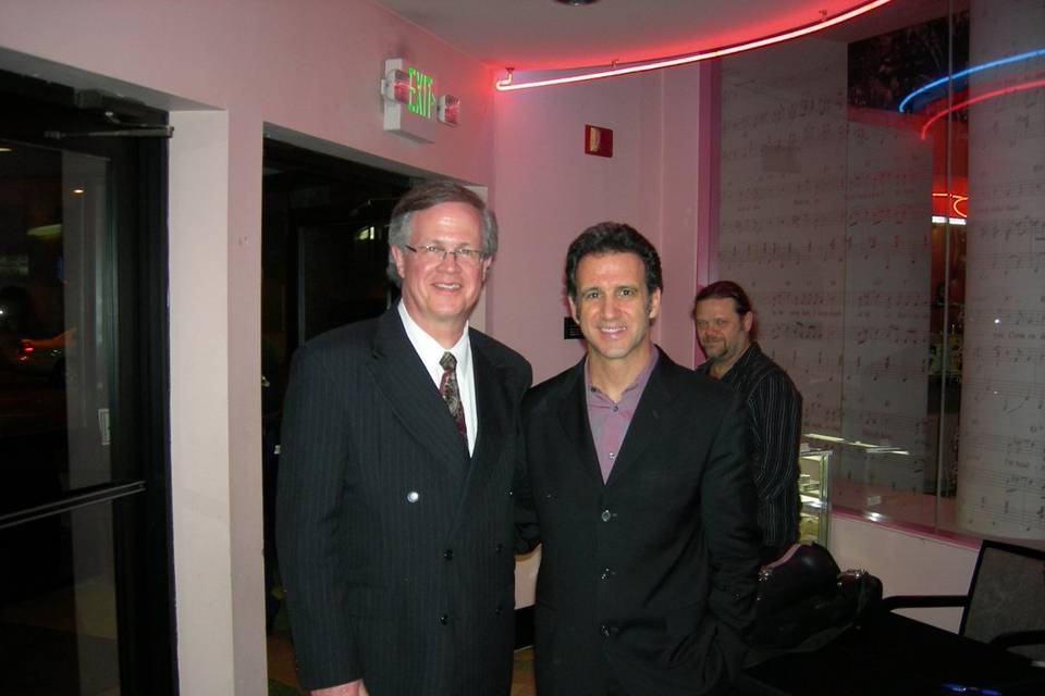 After a concert at the Alabama Jazz Hall of Fame - Ray Reach and Eric Marienthal.