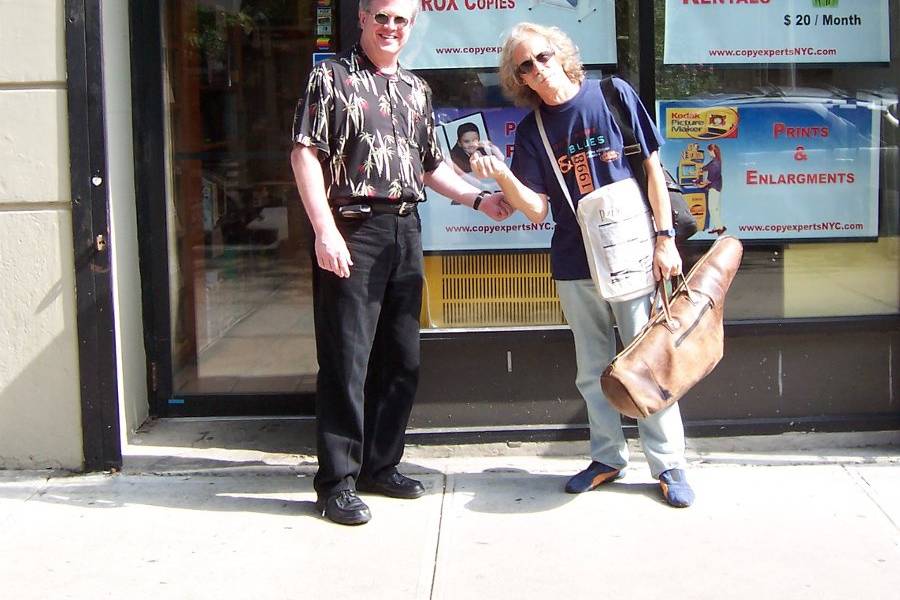 In Manhattan:  Ray Reach and Lou Marini.