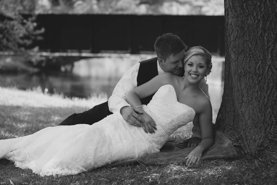 Ashlee + Brian (GrimeStone Photography)
Gown- Maggie Sottero
Tux- Ralph Lauren