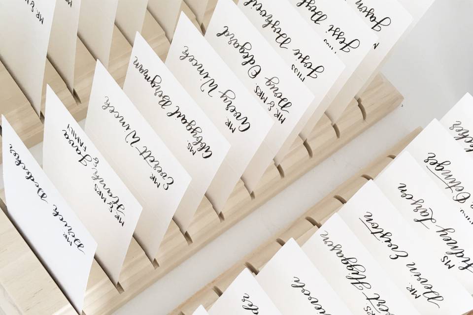 Escort cards