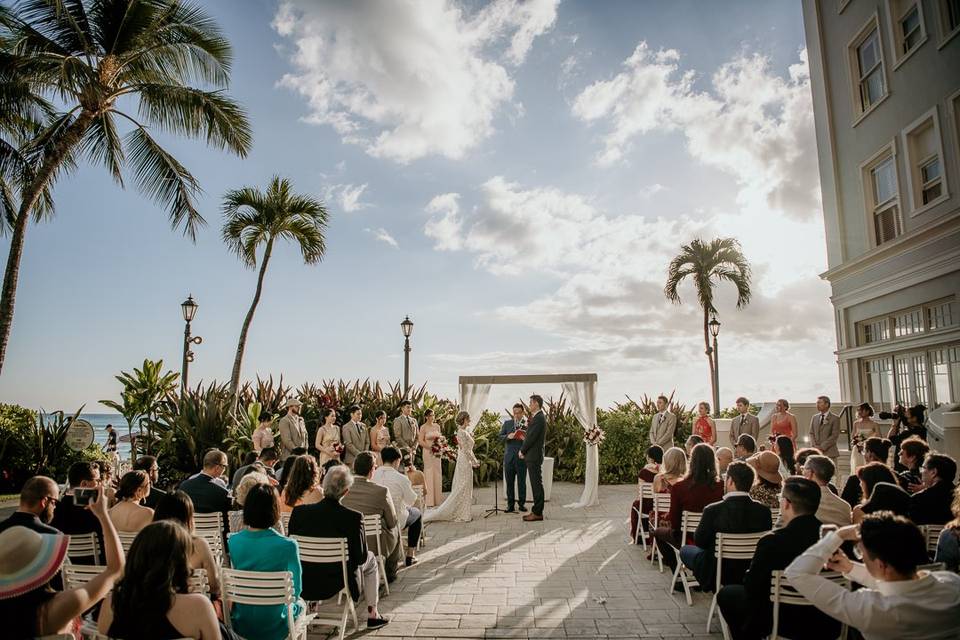 Moana Surfrider Wedding