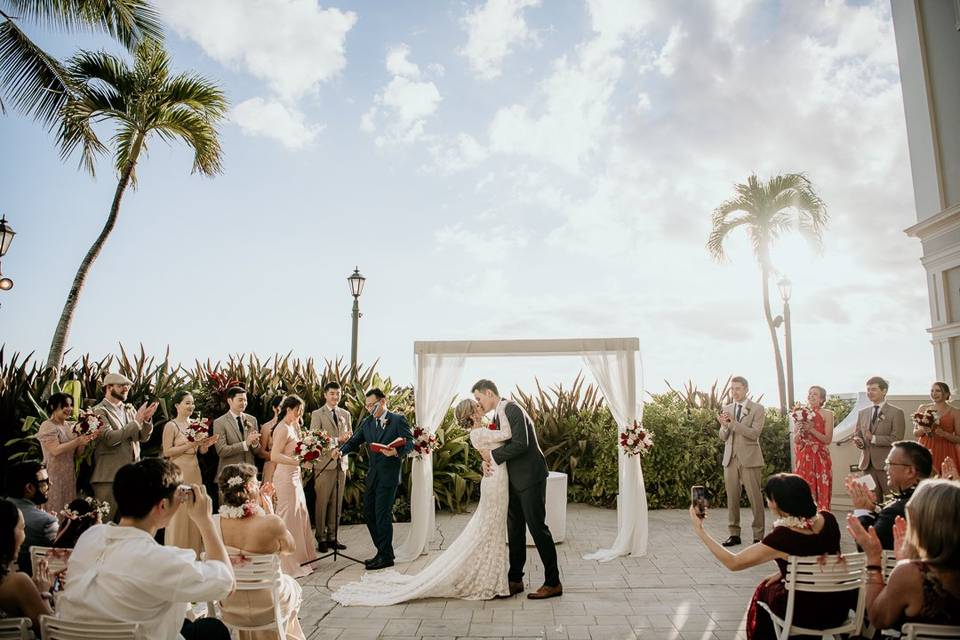 Moana Surfrider Wedding