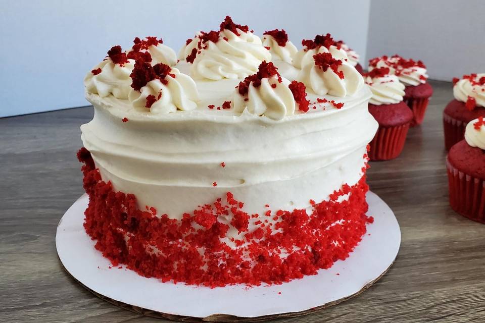 Red Velvet Cake and Cupcakes