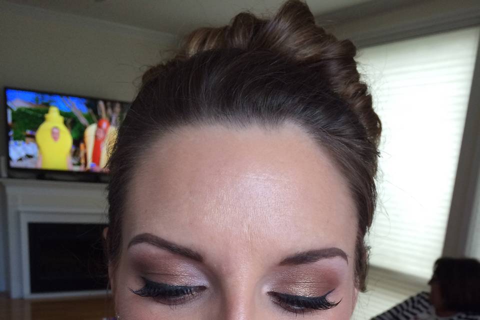 Subtle smokey look