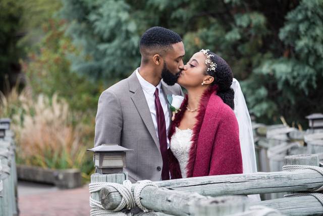 Post ceremony kiss