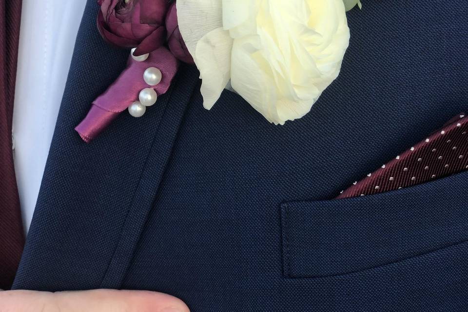 Fall Boutonniere