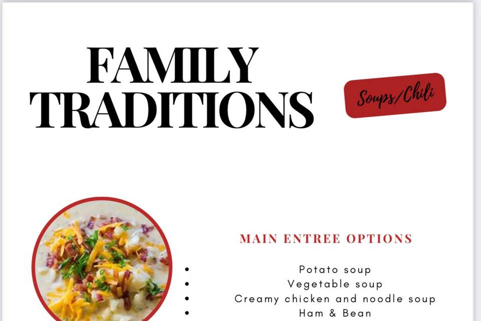 Soup & Salad Menu