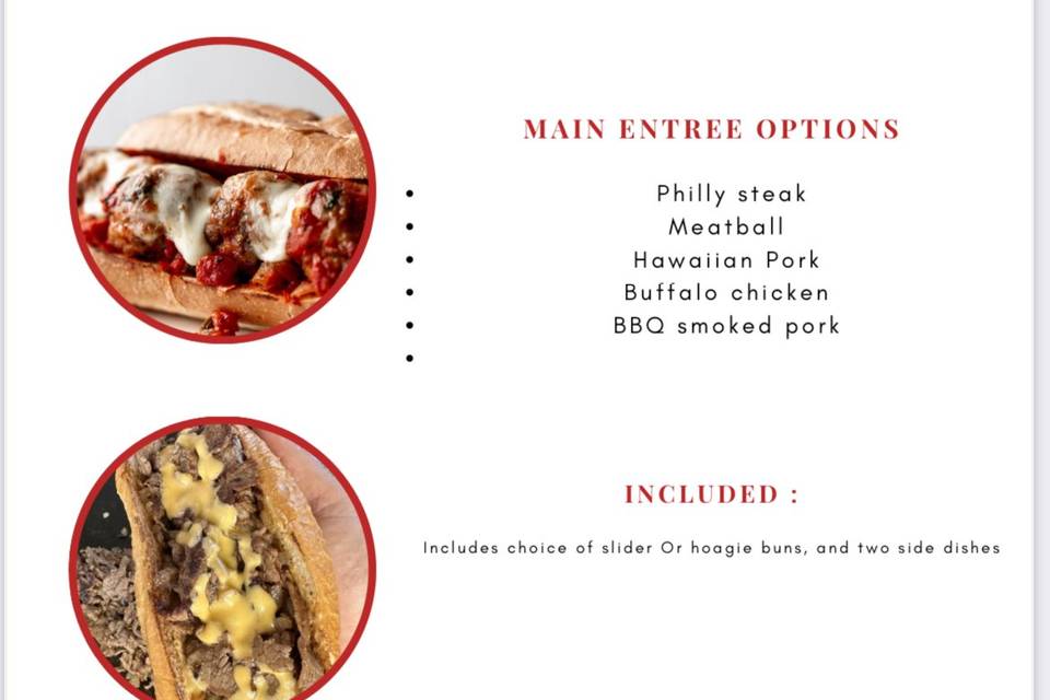 Sliders/Hoagies
