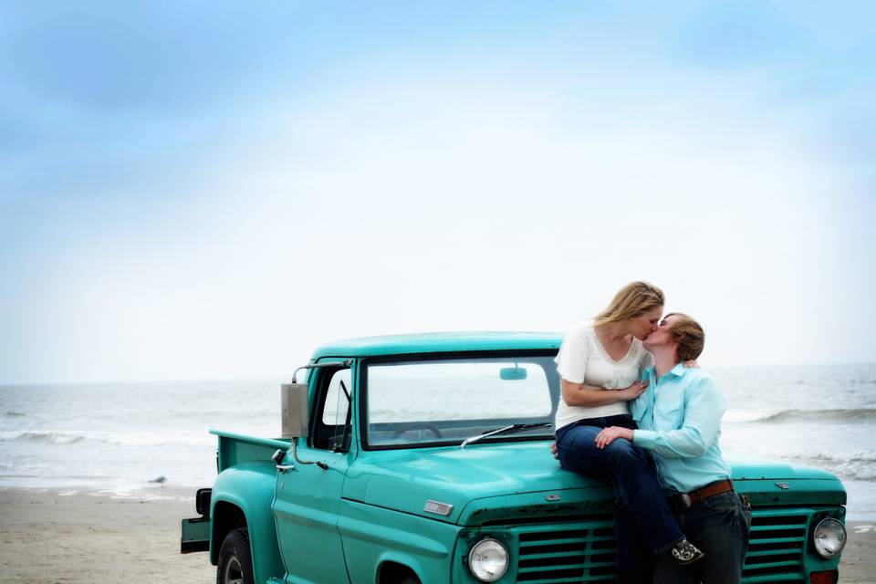 Engagement Photo shoot on the Beach.