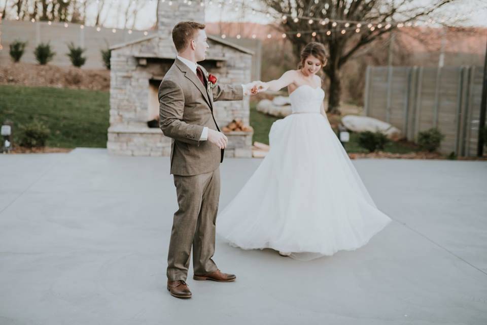 Groom and bride