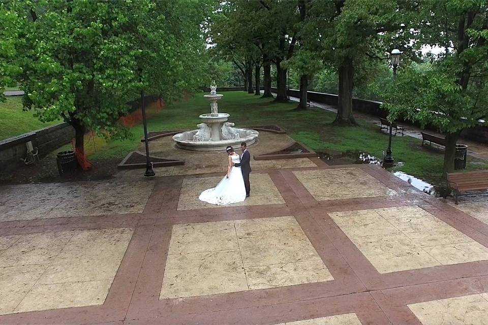 A romantic fountain