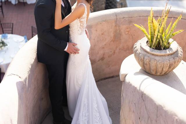 By the reception