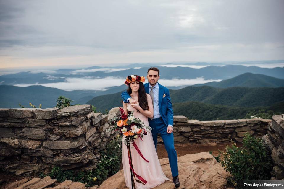 Mountain elopement