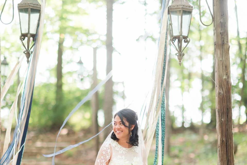 Hippie boho wedding pittsboro