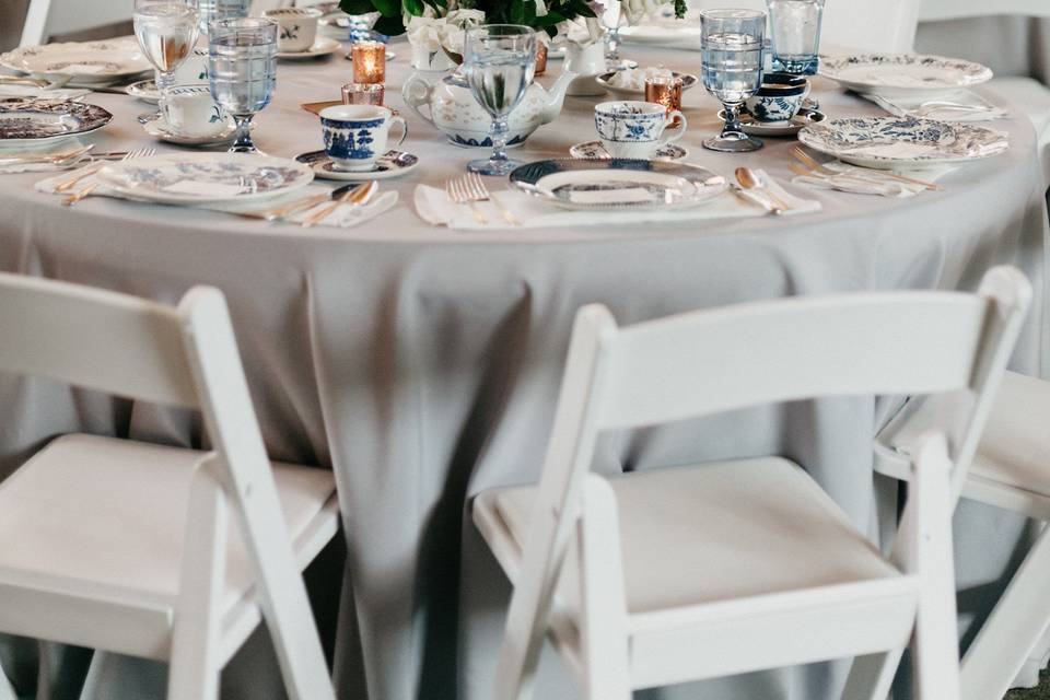 Tea party wedding