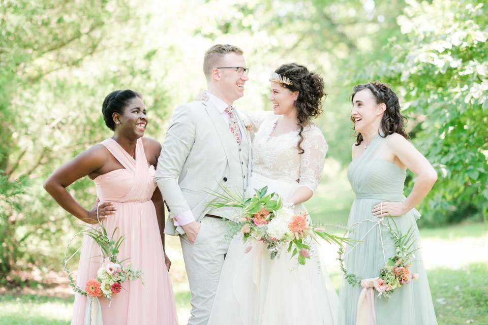 Whimsical spring wedding inspo