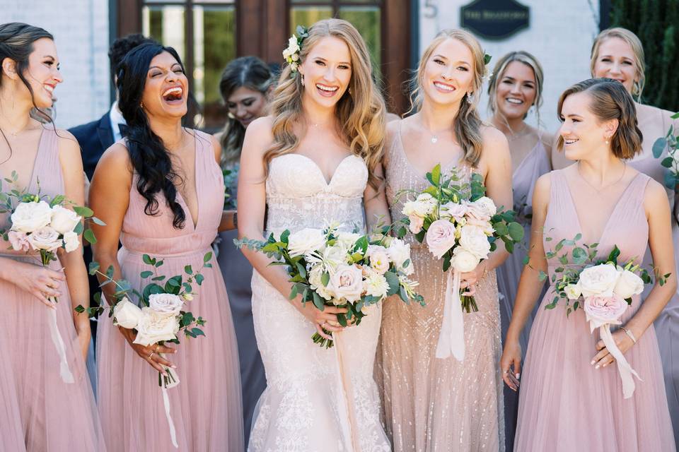 Classic southern bridal party