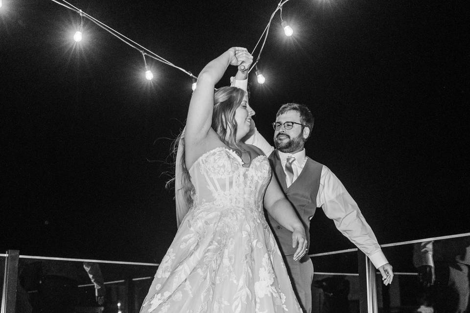 Dancing under the lights
