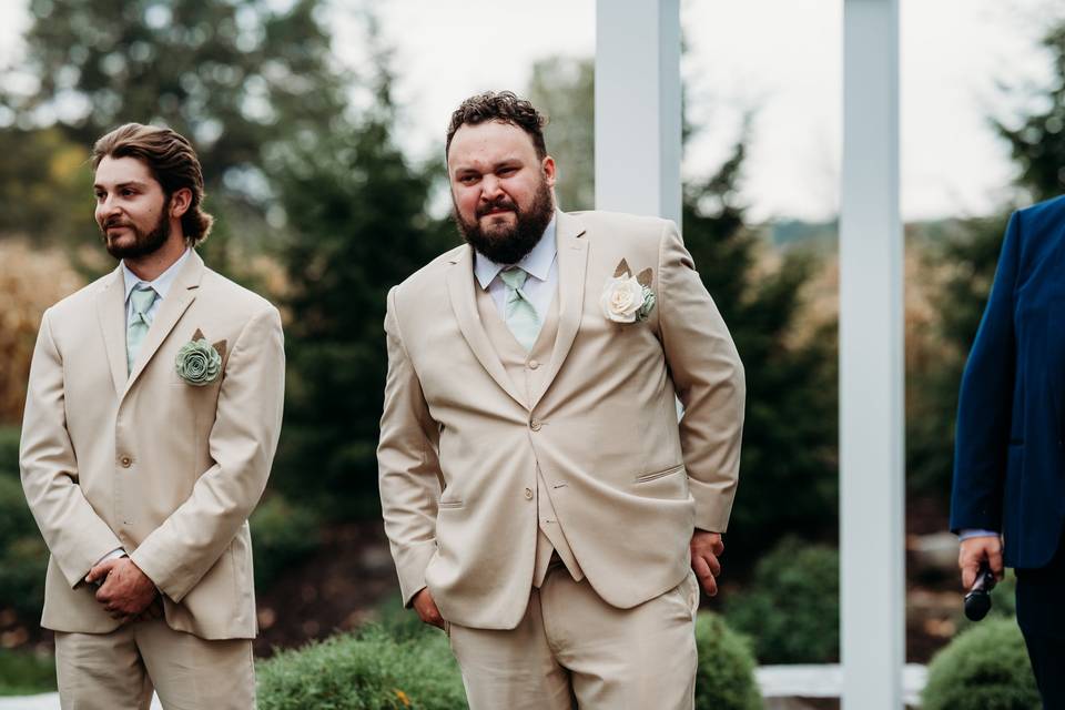 His first look