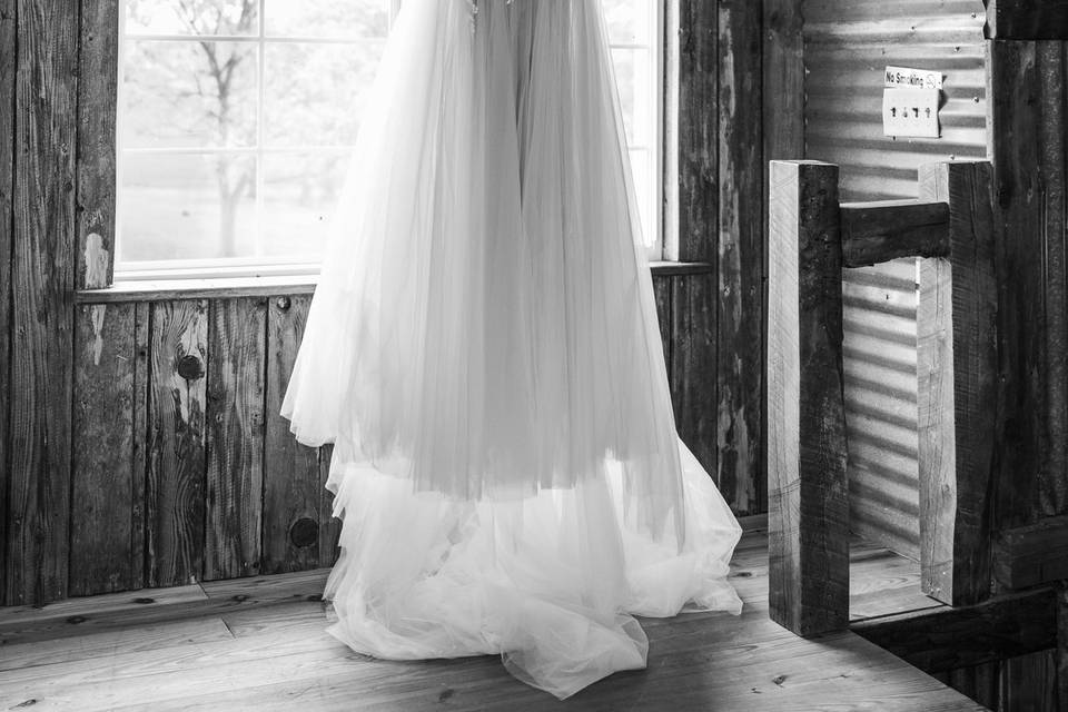 Dress hanging