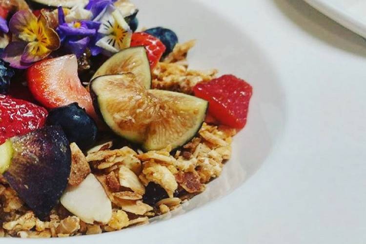 House made fig granola