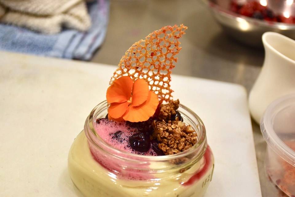 Vegan panna cotta