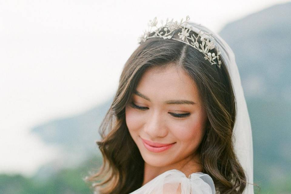 A gorgeous bridal look