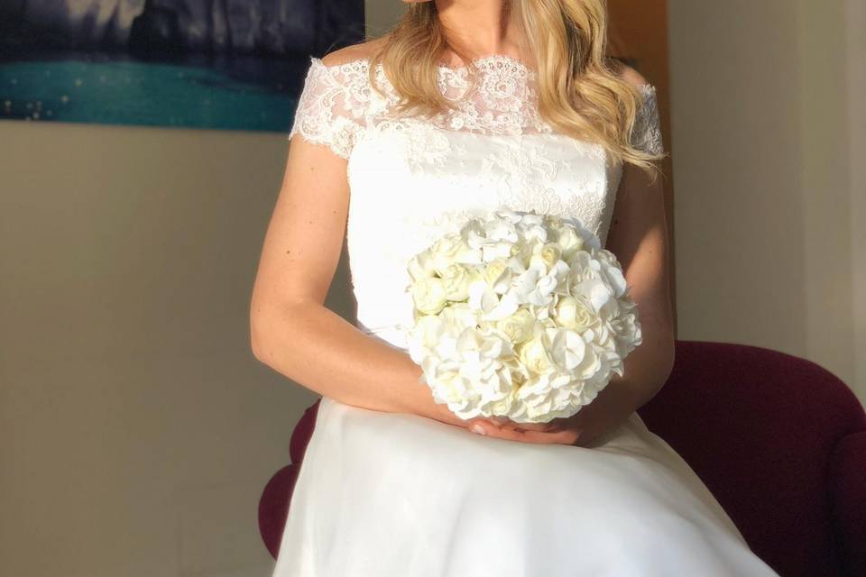 A gorgeous bridal look