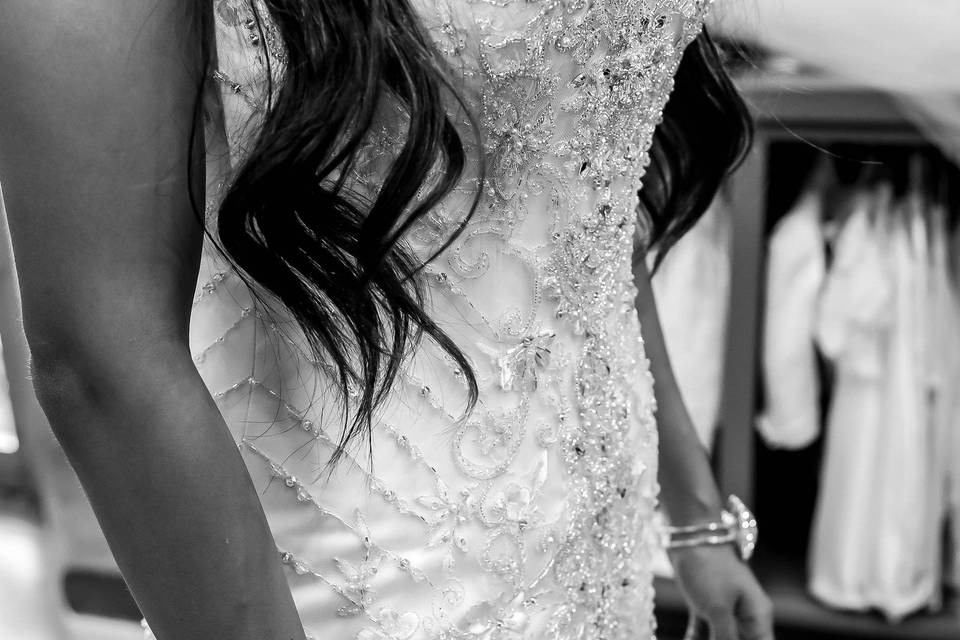 Wedding dress details