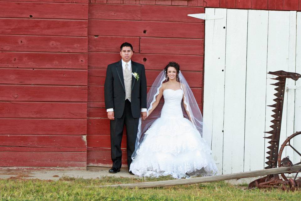 Groom and bride