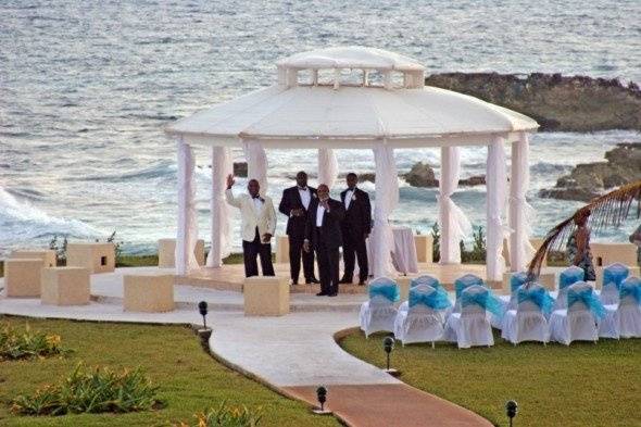 Groom and groomsmen