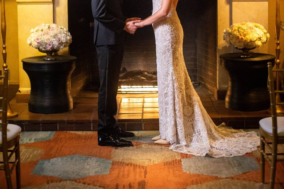 Vintage style ceremony