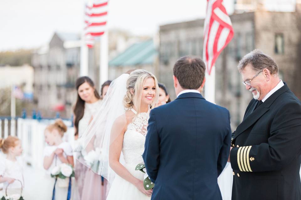 Bride at the wedding