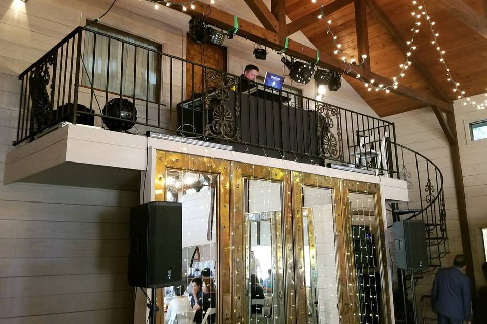 DJ on the high rise