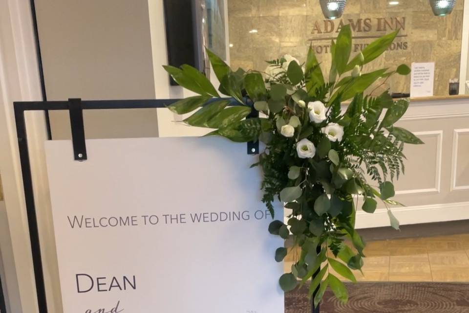 Floral signage