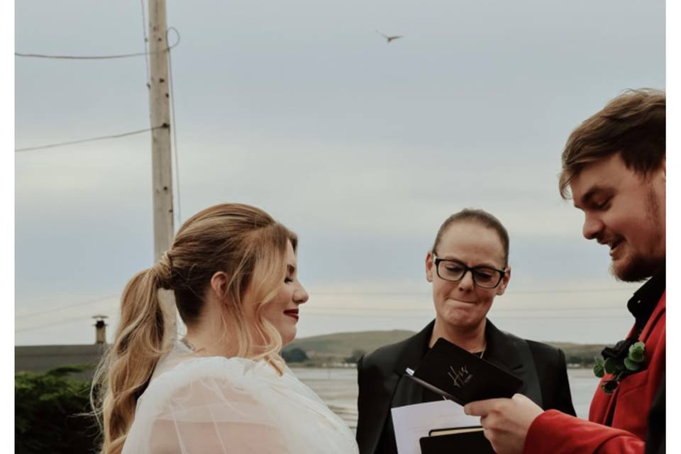 Mid-Ceremony Laughter