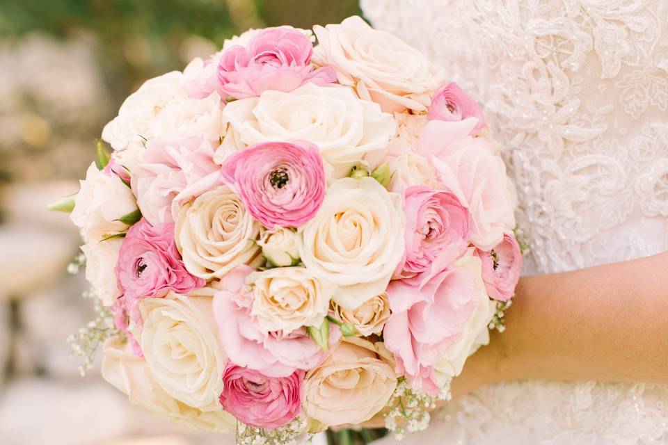 A basket of flowers