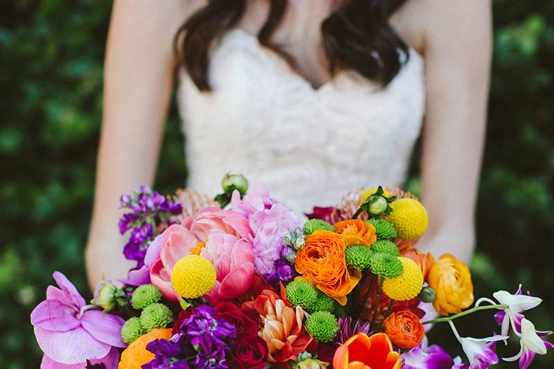 Fiesta Inspired Bouquet