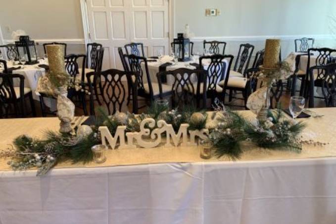 The newlywed's table