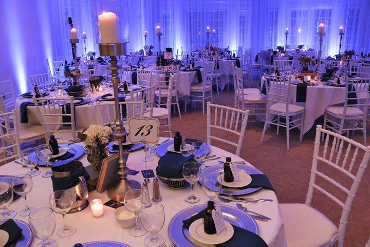 Uplights for event