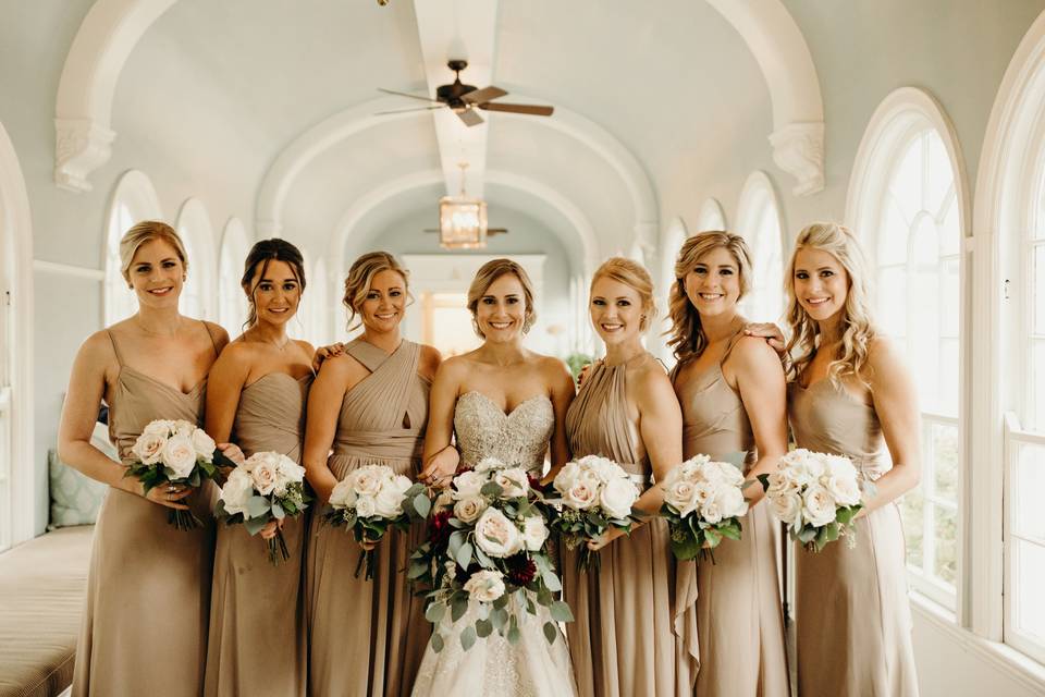 Allie and Bridal Party