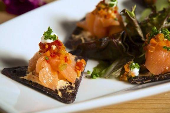 Salmon Nachos