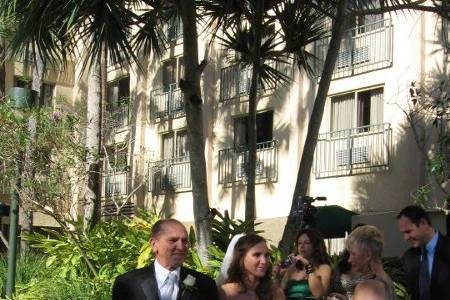 Couple's recessional