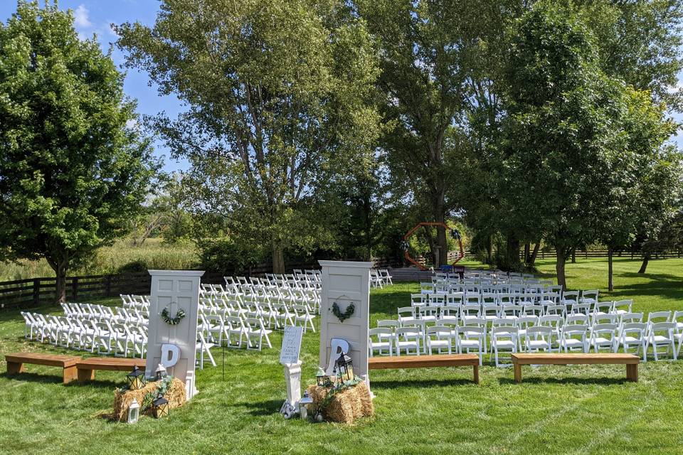Awaiting guests